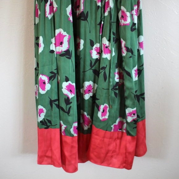 RARE Anthropologie Mireille Pleated Midi Dress - Picture 8 of 13